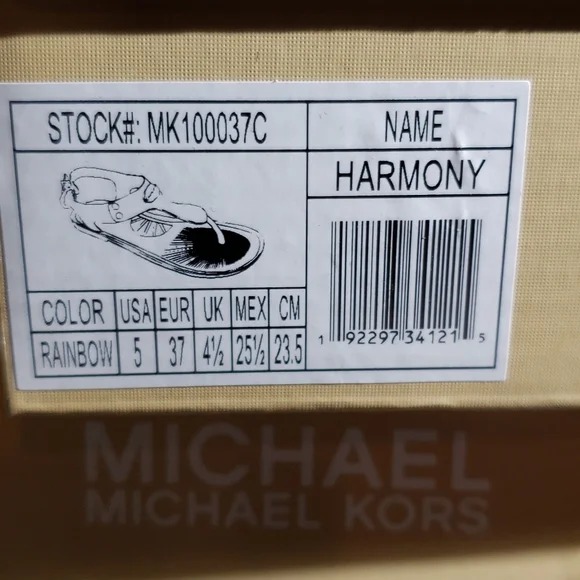 NWT IN BOX Little Girls Michael Kors Sandals - Picture 8 of 8